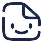 File Smile ) SVG Icon
